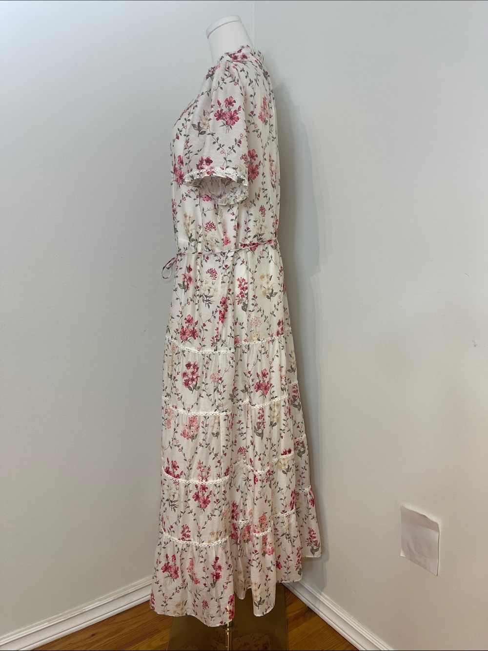 Jessie Button-Down Floral Print Midi Dress - Picture 4 of 17